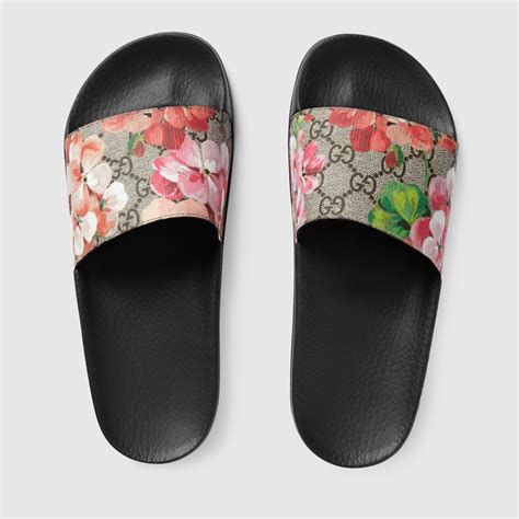 gucci blooms slide|gucci bloom slides price.